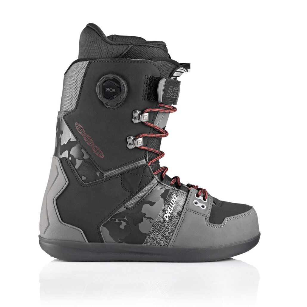 DEELUXE DNA Pro Snowboard Boot in Mercury Grey – Side View
